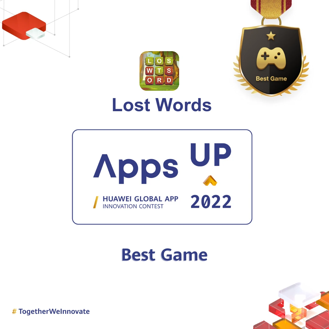 Lost Words — Best Game, Huawei Apps UP 2022 award